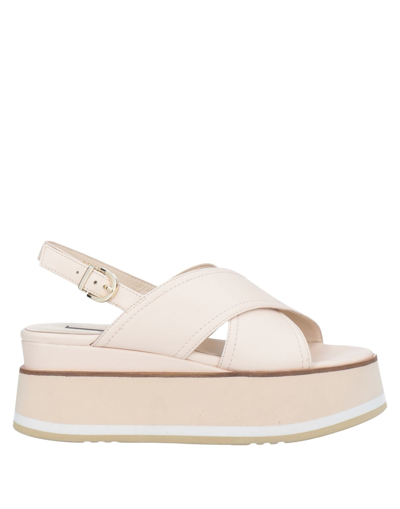 Jeannot Sandals In Light Pink