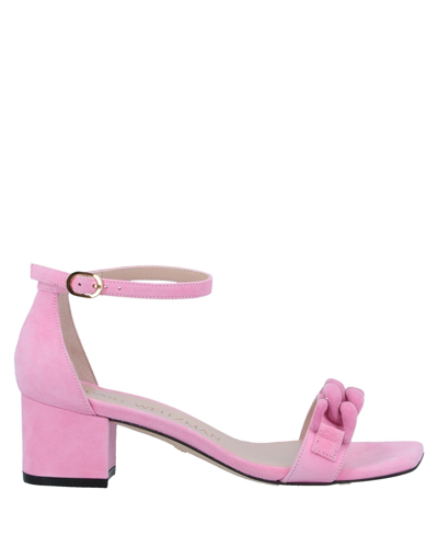 Stuart Weitzman Sandals In Pink