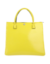 La Fille Des Fleurs Handbags In Yellow