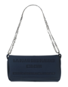 La Fille Des Fleurs Handbags In Dark Blue