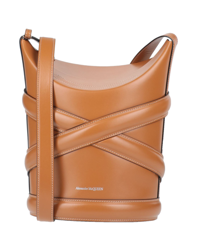 Alexander Mcqueen Handbags In Camel