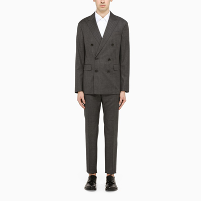 Dsquared2 Dark Grey Double-breasted Suit