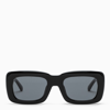 Attico + Linda Farrow Marfa Rectangular-frame Recycled Acetate Sunglasses In Black