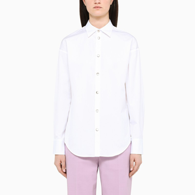 Dsquared2 White Poplin Cotton Shirt