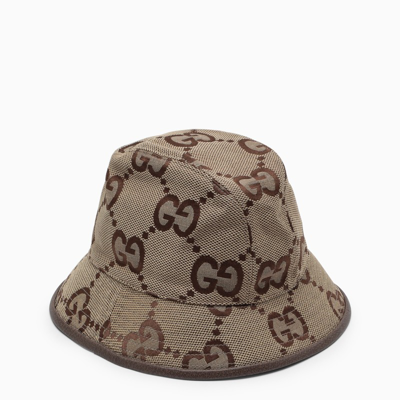 Gucci Gg Fabric Bucket Hat In Beige