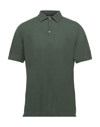 Zanone Polo Shirts In Green