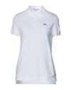Lacoste Polo Shirts In White