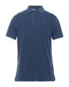 Barbour Polo Shirts In Slate Blue
