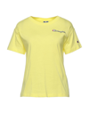 Champion T-shirts In Yellow