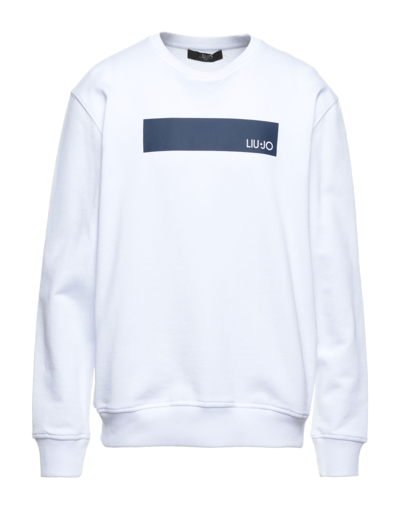 Liu •jo Man Sweatshirts In White