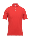 Filippo De Laurentiis Polo Shirts In Red