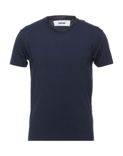 Mauro Grifoni T-shirts In Blue