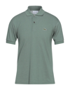 Lacoste Polo Shirts In Sage Green