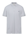 Brooksfield Polo Shirts In Light Grey
