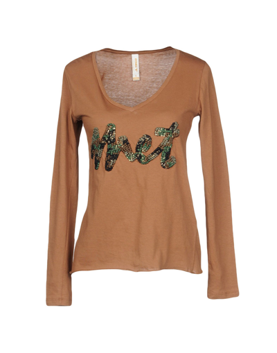 Met Jeans T-shirts In Beige