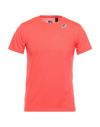 K-way T-shirts In Coral