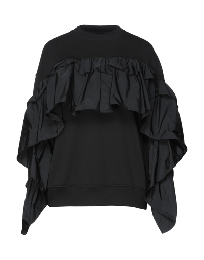 Red Valentino Sweatshirts In Black