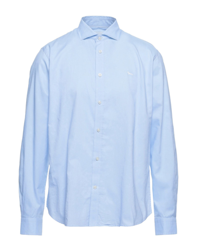 Harmont & Blaine Shirts In Sky Blue