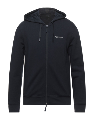 Armani Exchange Sweatshirts In Blue