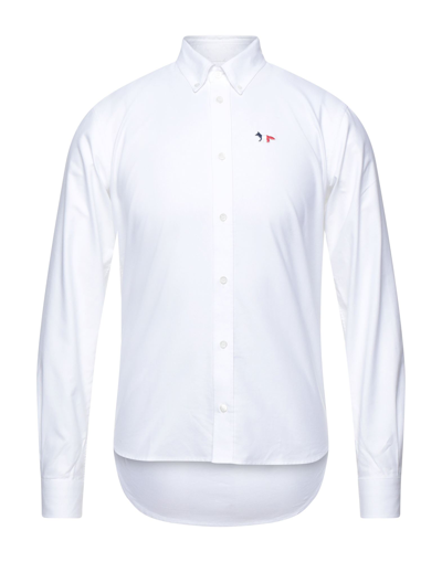 Maison Kitsuné Shirts In White