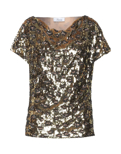 Anna Molinari Blumarine Blouses In Gold