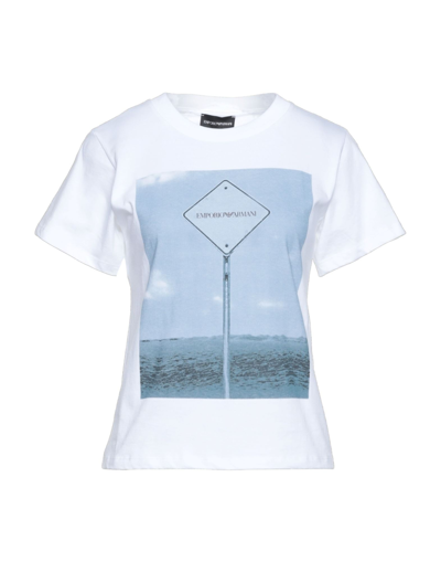 Emporio Armani T-shirts In White