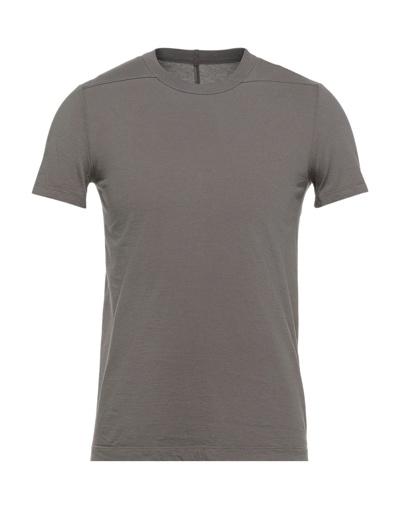 Rick Owens T-shirts In Dove Grey