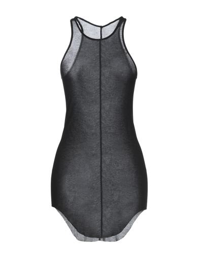 Rick Owens Tank Tops In Black