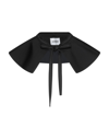 Jil Sander Woman Cape Black Size 2 Viscose, Linen, Silk In Black