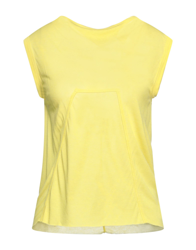 Rick Owens T-shirts In Yellow