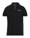 Dsquared2 Polo Shirts In Black