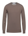 Cruciani Sweaters In Khaki