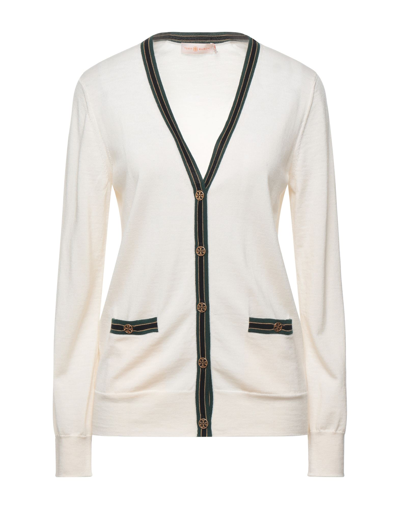 Tory Burch Cardigans In Ivory