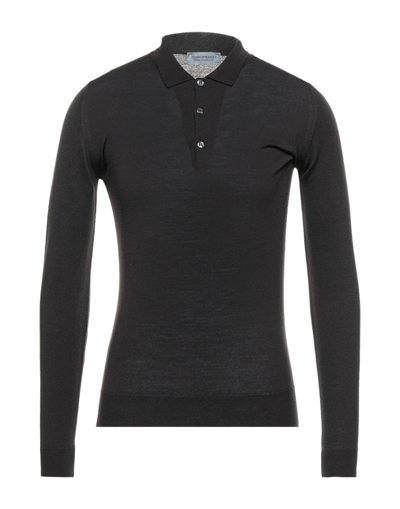 John Smedley Sweaters In Dark Brown