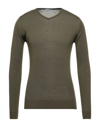 John Smedley Sweaters In Military Green
