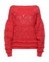 Twinset Sweaters In Red