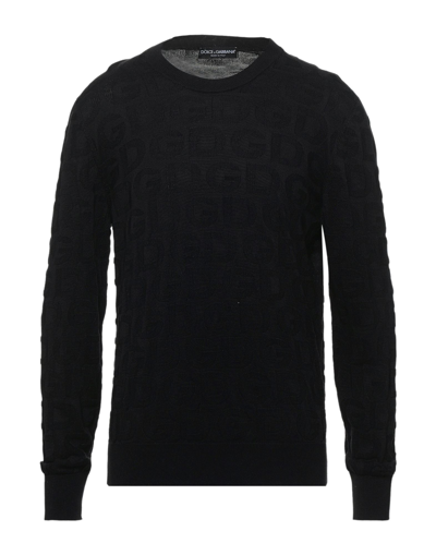 Dolce & Gabbana Sweaters In Black