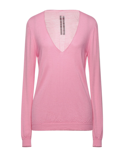 Rick Owens Sweaters In Pink