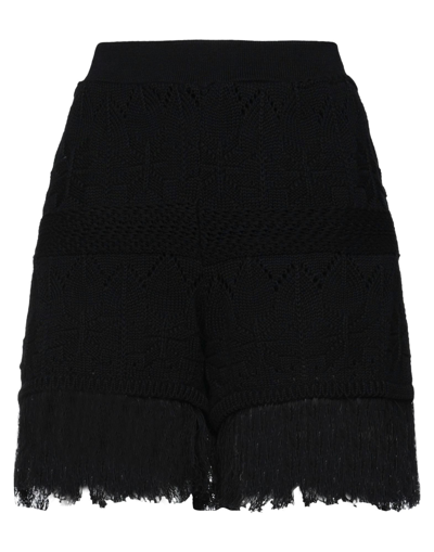 Mariuccia Woman Shorts & Bermuda Shorts Black Size L Cotton