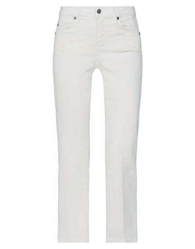 Liu •jo Denim Cropped In Weiss