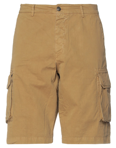 40weft Man Shorts & Bermuda Shorts Camel Size 28 Cotton In Beige