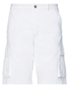 40weft Man Shorts & Bermuda Shorts White Size 34 Cotton