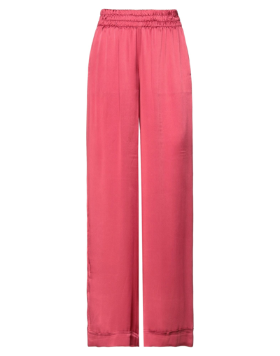 Semicouture Pants In Red