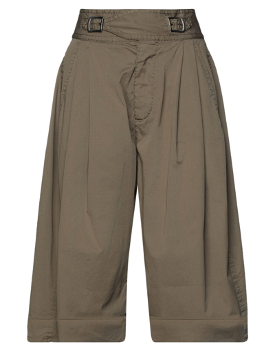 Dsquared2 Woman Shorts & Bermuda Shorts Military Green Size 2 Cotton, Elastane