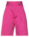 Dsquared2 Woman Shorts & Bermuda Shorts Fuchsia Size 2 Cotton, Elastane In Pink