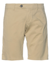 Roy Rogers Roÿ Roger's Man Shorts & Bermuda Shorts Sand Size 42 Cotton, Elastane In Beige
