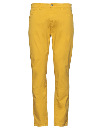Harmont & Blaine Pants In Ocher