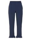 Semicouture Pants In Dark Blue