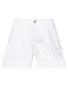 Yes Zee By Essenza Woman Shorts & Bermuda Shorts White Size 29 Cotton, Elastane