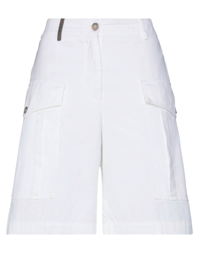 Peserico Shorts & Bermuda Shorts In White